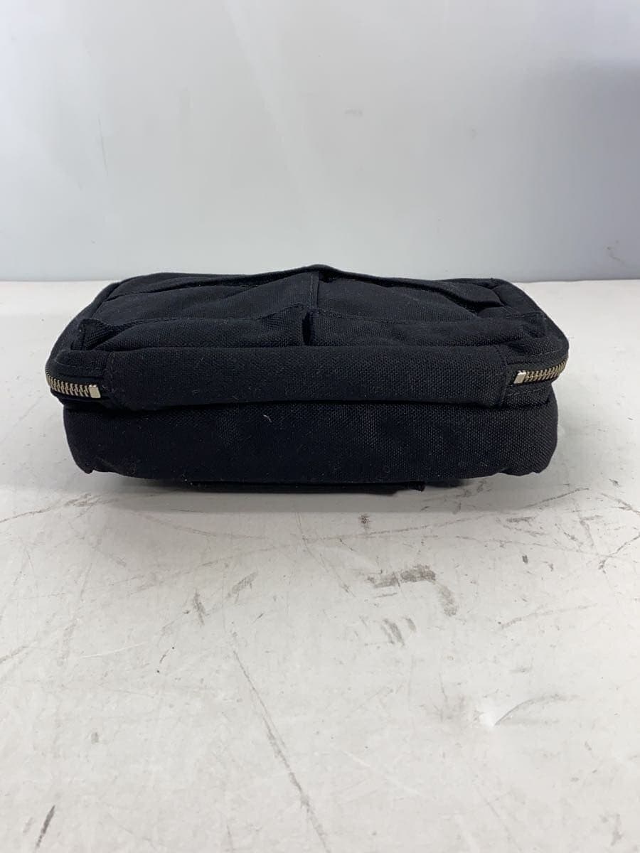 PORTER Shoulder Bag Canvas BLK Solid 4