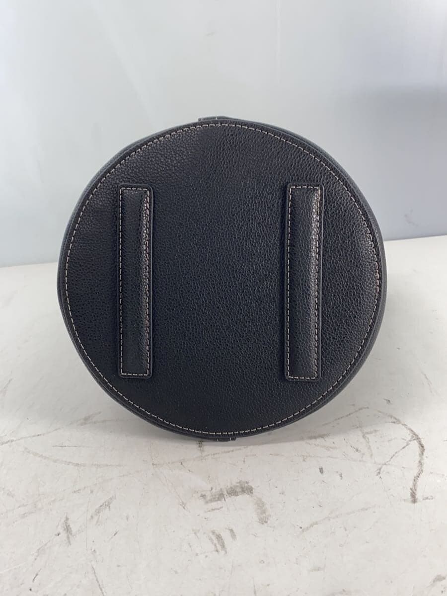 UNITED ARROWS Shoulder Bag Leather BLK Solid 4
