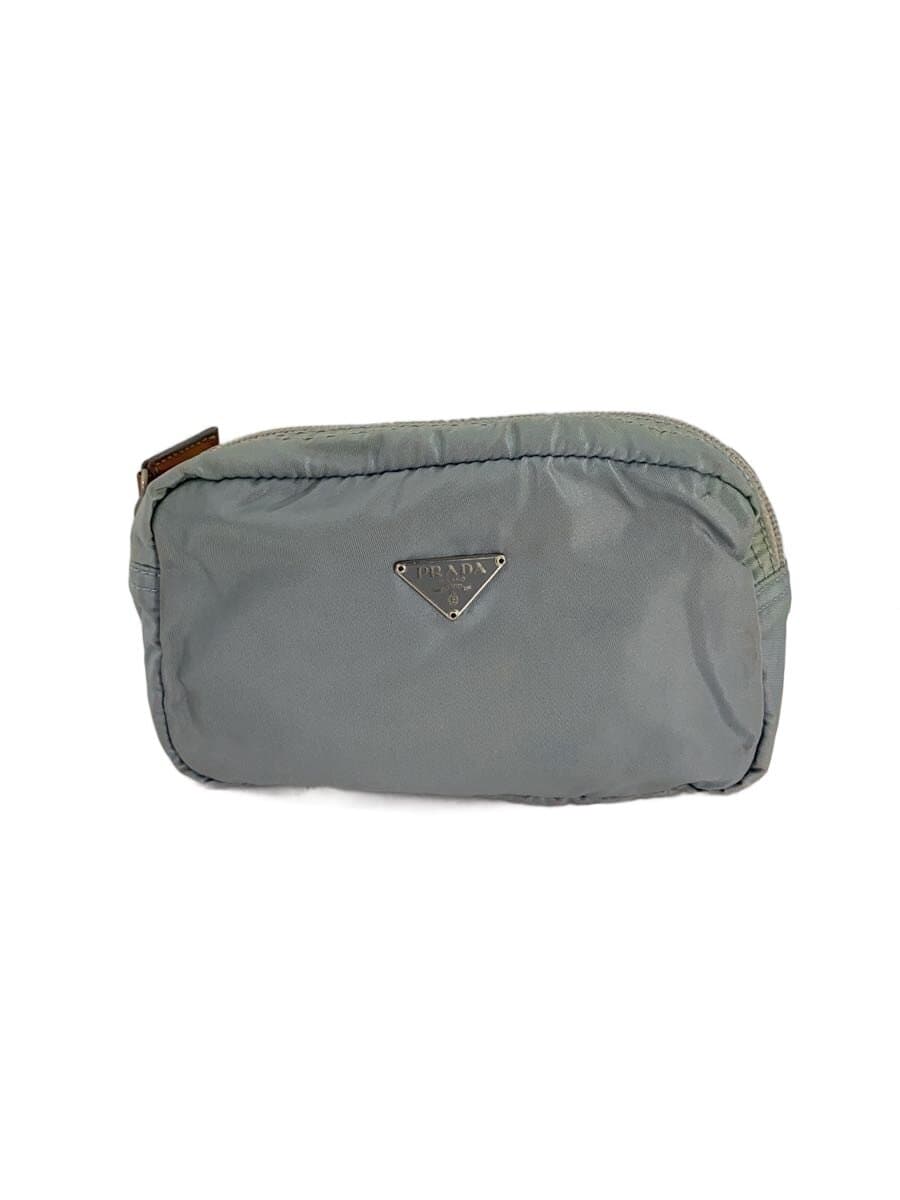 PRADA Pouch Nylon IDG Solid