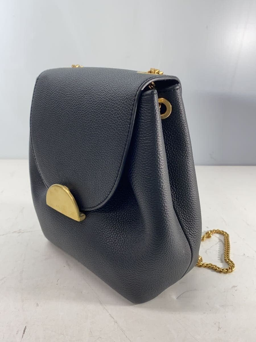POLENE Shoulder Bag Leather BLK 2