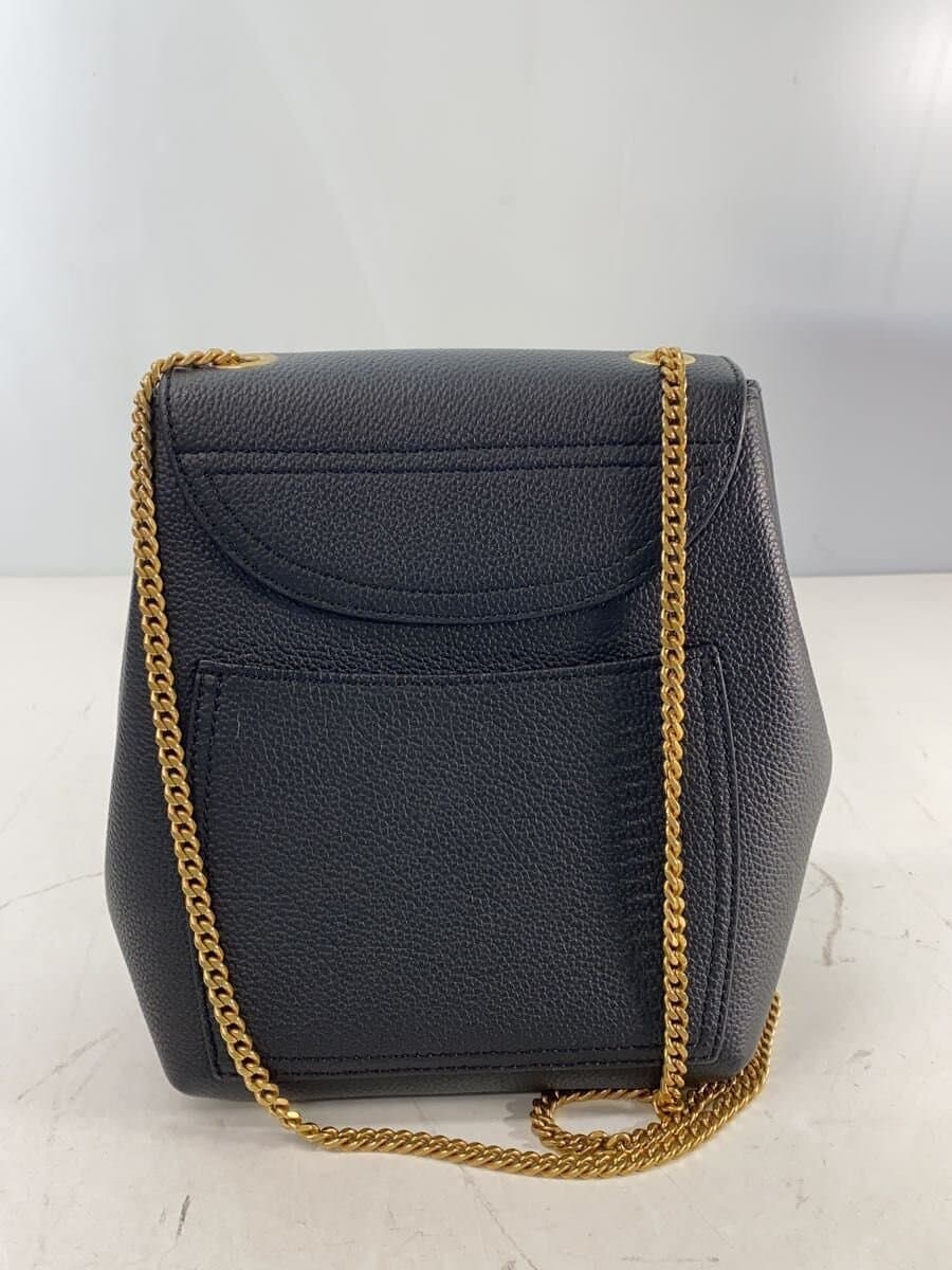 POLENE Shoulder Bag Leather BLK 3
