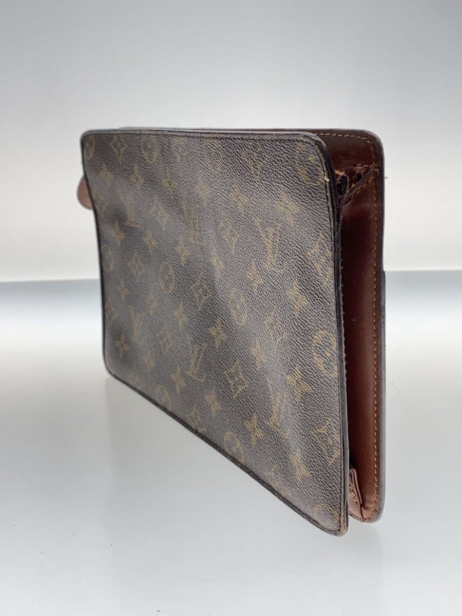 LOUIS VUITTON Pochette Homme Monogram Canvas PVC BRW M51795 2