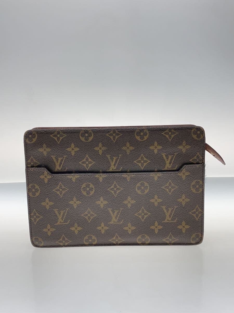 LOUIS VUITTON Pochette Homme Monogram Canvas PVC BRW M51795 3