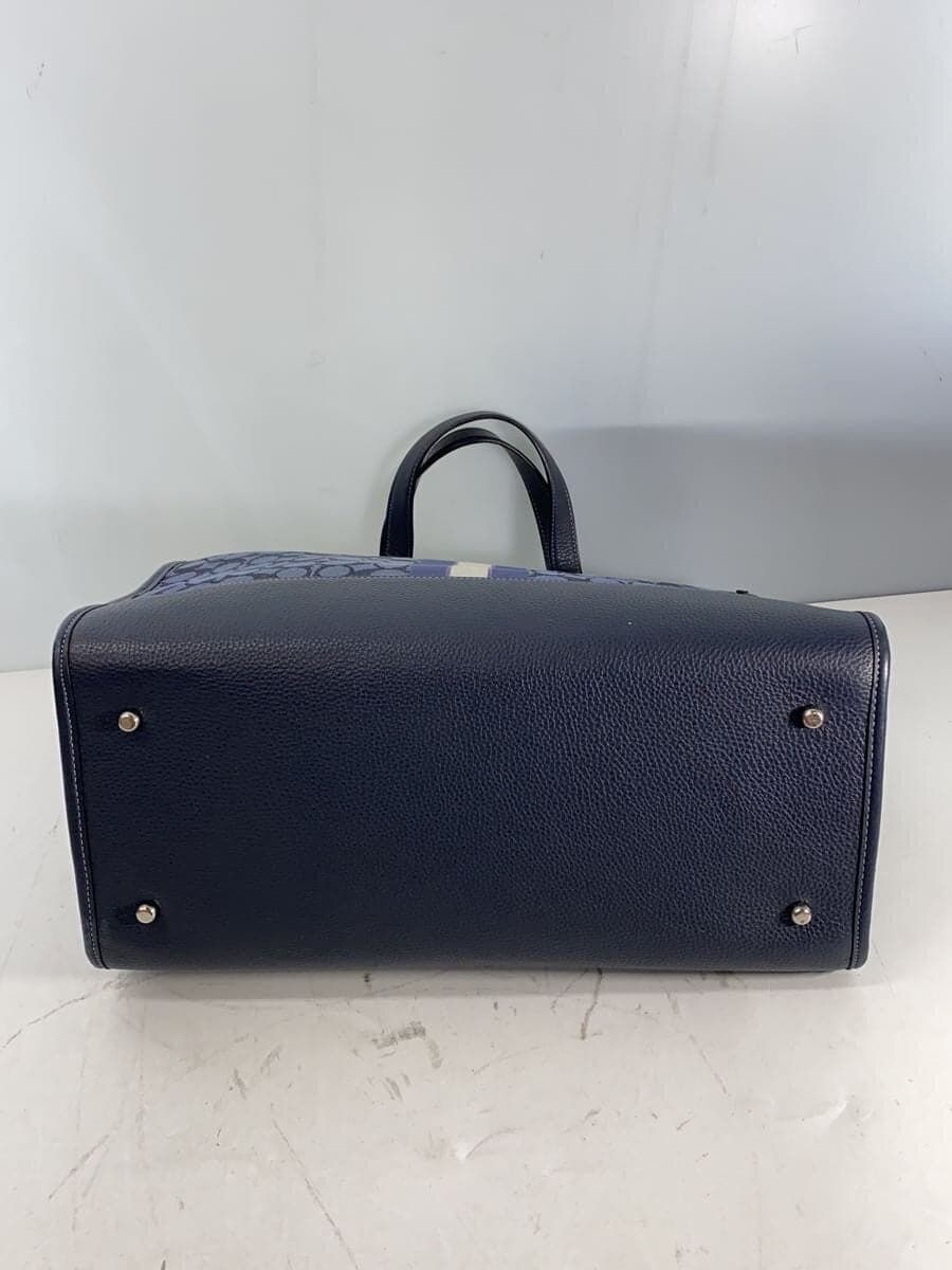 COACH Dempsey C8418 Tote Bag Canvas Corner Wear With Wear Shoulder Missing Part 4