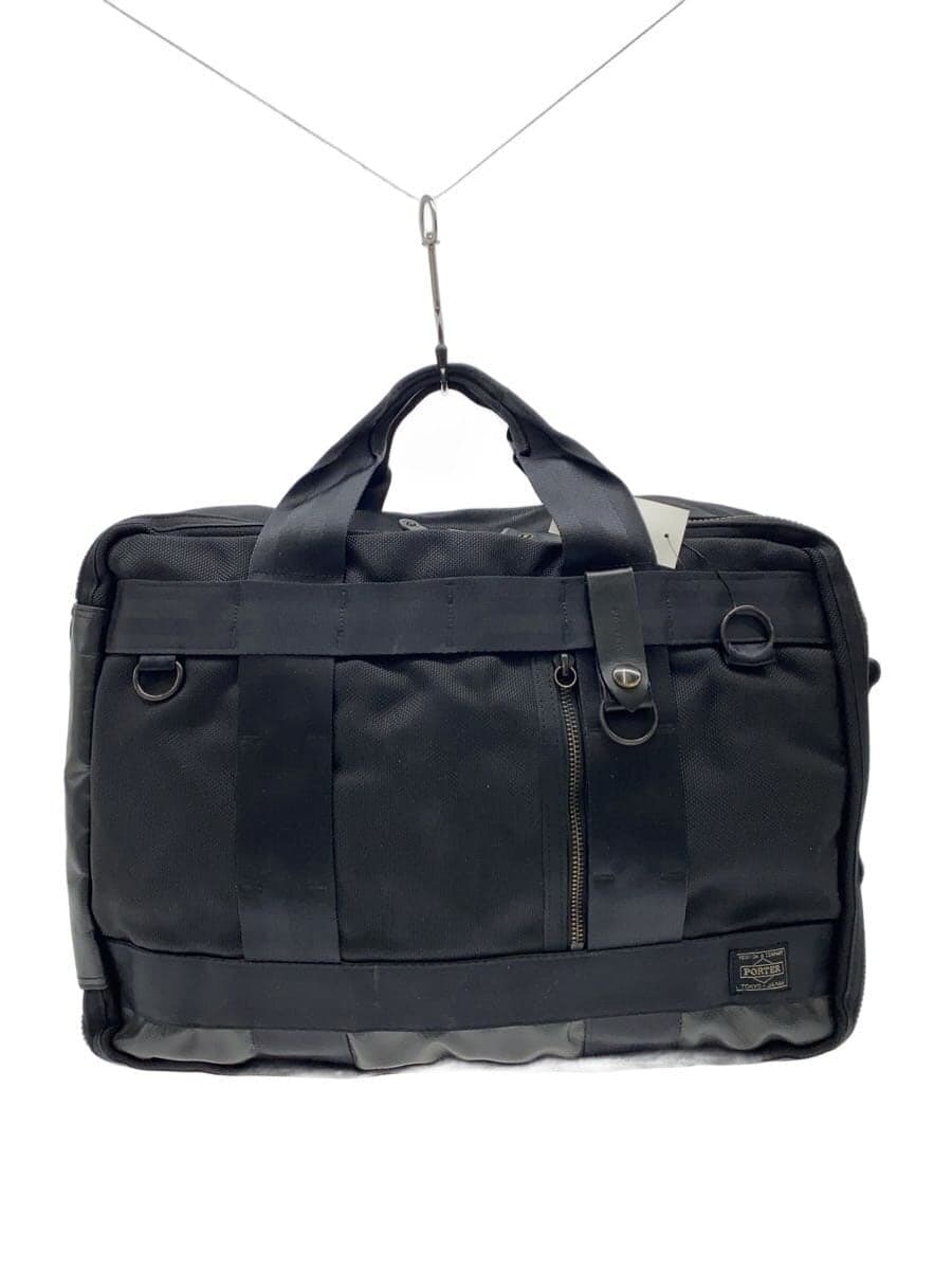 PORTER Briefcase Canvas BLK Plain 703-07964