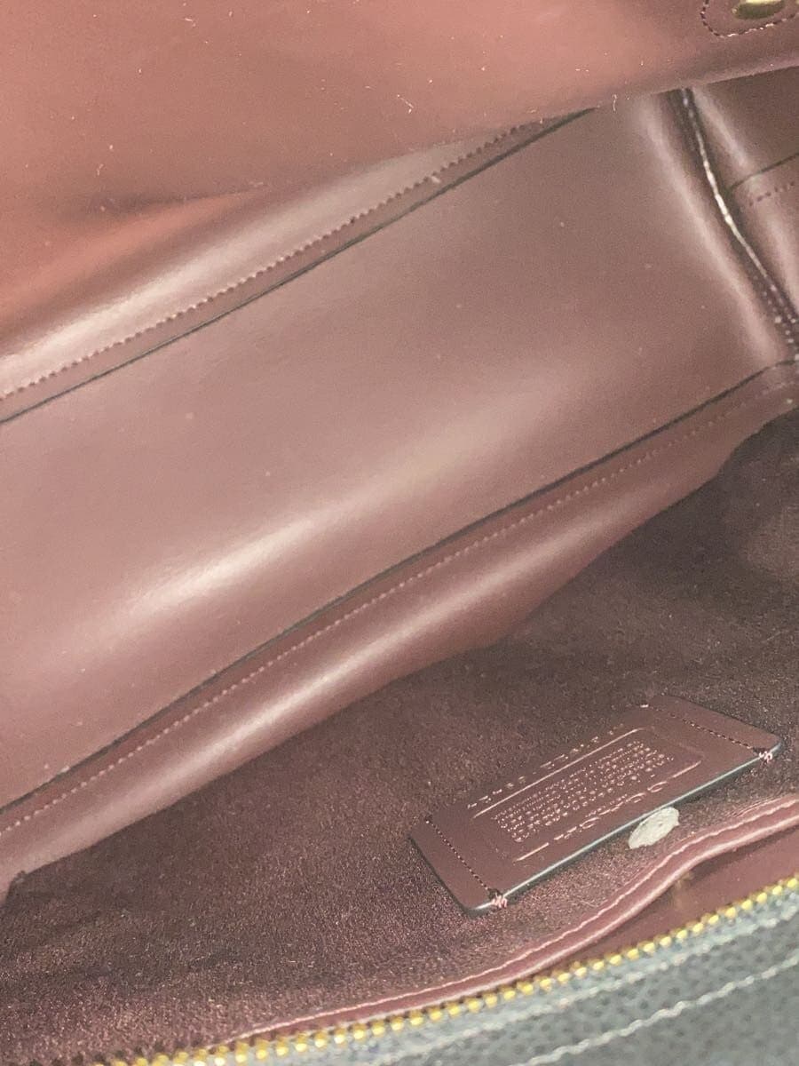 COACH Tote Bag Leather Black 69424 5