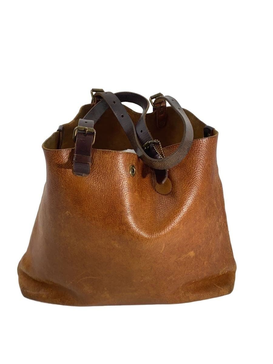 Other Brands: alto Tote Bag Leather BRW Solid Color