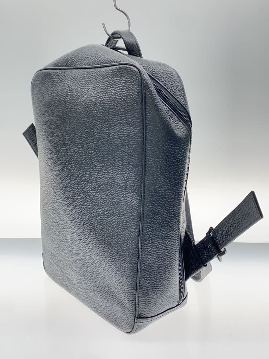 Hush Tug Backpack Leather BLK Solid 2