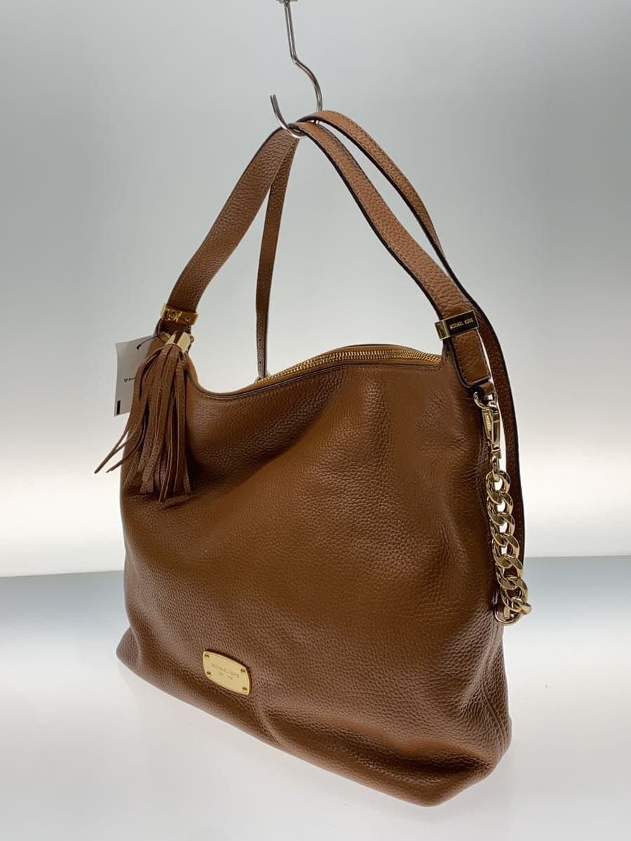 MICHAEL KORS Shoulder Bag Leather BRW Solid 35S5GBFL3L 2