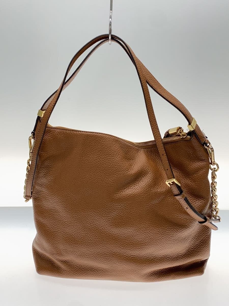 MICHAEL KORS Shoulder Bag Leather BRW Solid 35S5GBFL3L 3