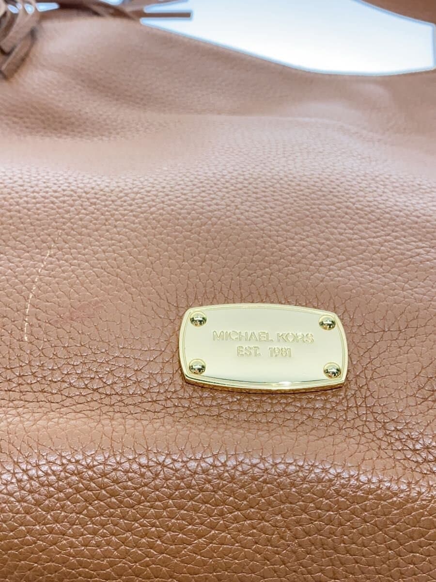 MICHAEL KORS Shoulder Bag Leather BRW Solid 35S5GBFL3L 5