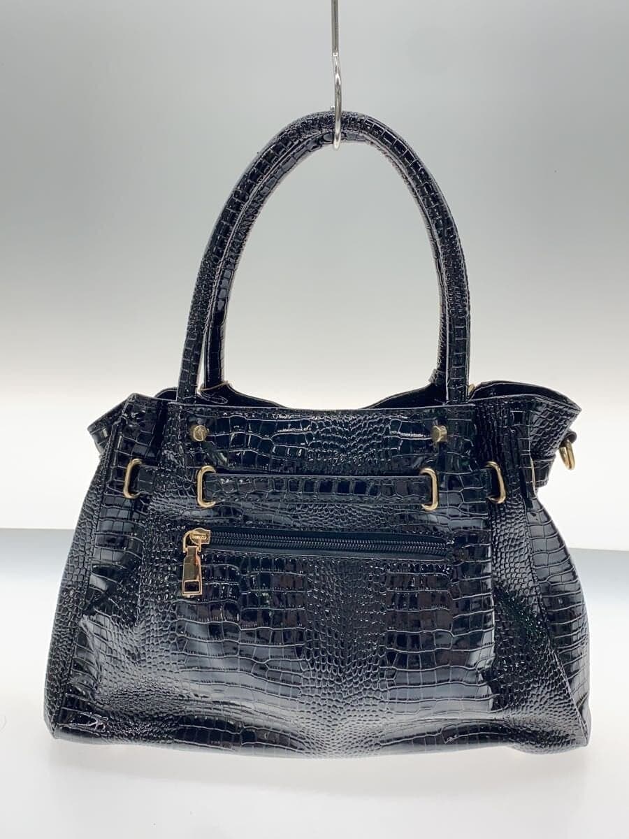 Other Brand Borsa spesa Handbag Leather BLK Solid 3