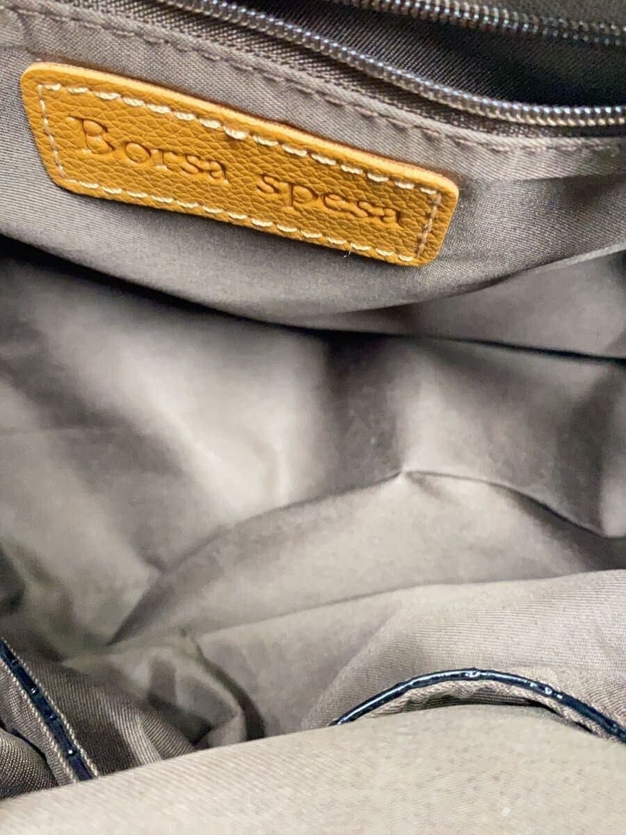 Other Brand Borsa spesa Handbag Leather BLK Solid 6