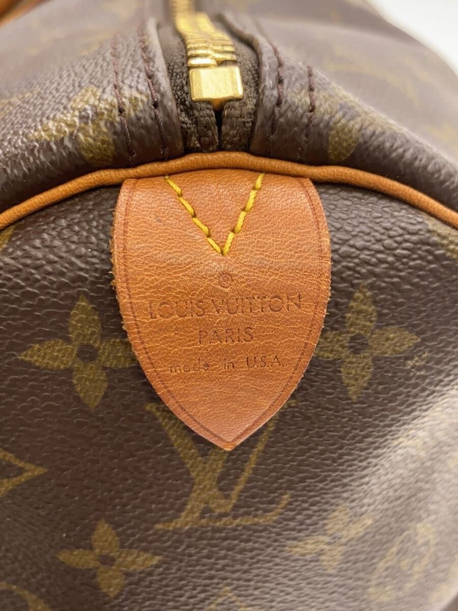 LOUIS VUITTON Keepall 60_Monogram Canvas PVC BRW 5