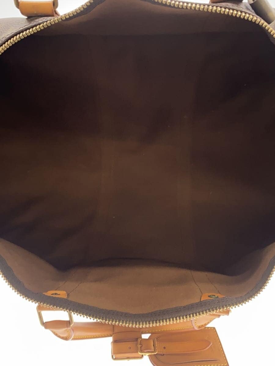 LOUIS VUITTON Keepall 60_Monogram Canvas PVC BRW 6