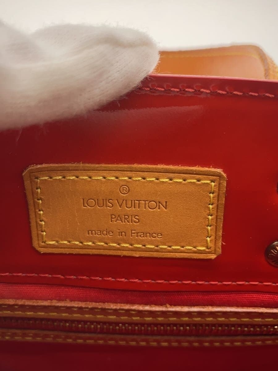 LOUIS VUITTON Lead PM_Monogram Vernis Patent Leather RED All Over Pattern 5