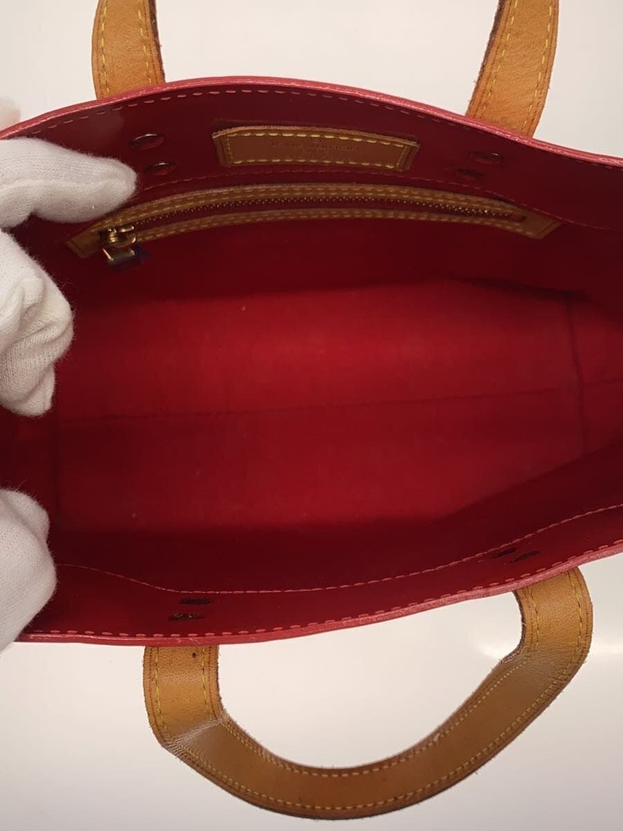 LOUIS VUITTON Lead PM_Monogram Vernis Patent Leather RED All Over Pattern 6