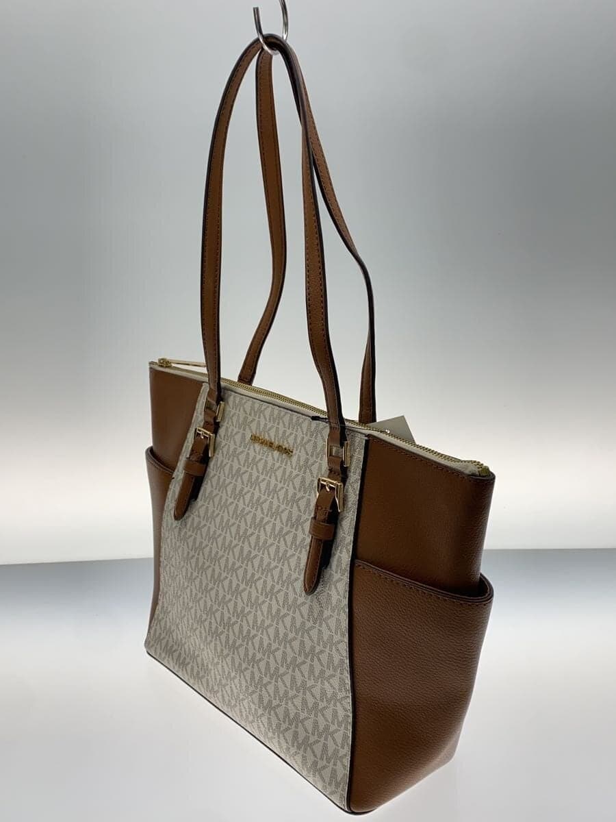 MICHAEL KORS Tote Bag PVC WHT All Over Pattern 35T0GCF3B 2