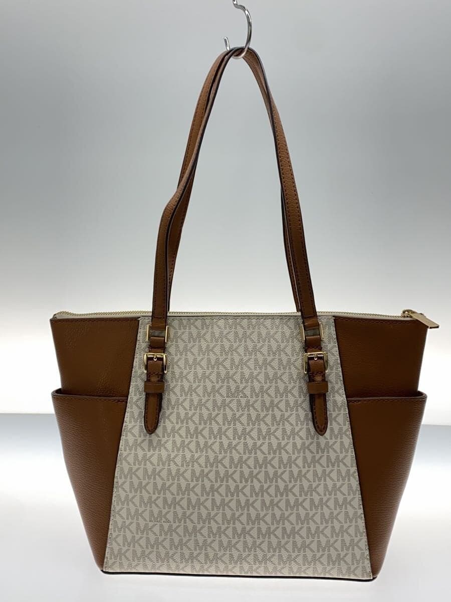 MICHAEL KORS Tote Bag PVC WHT All Over Pattern 35T0GCF3B 3