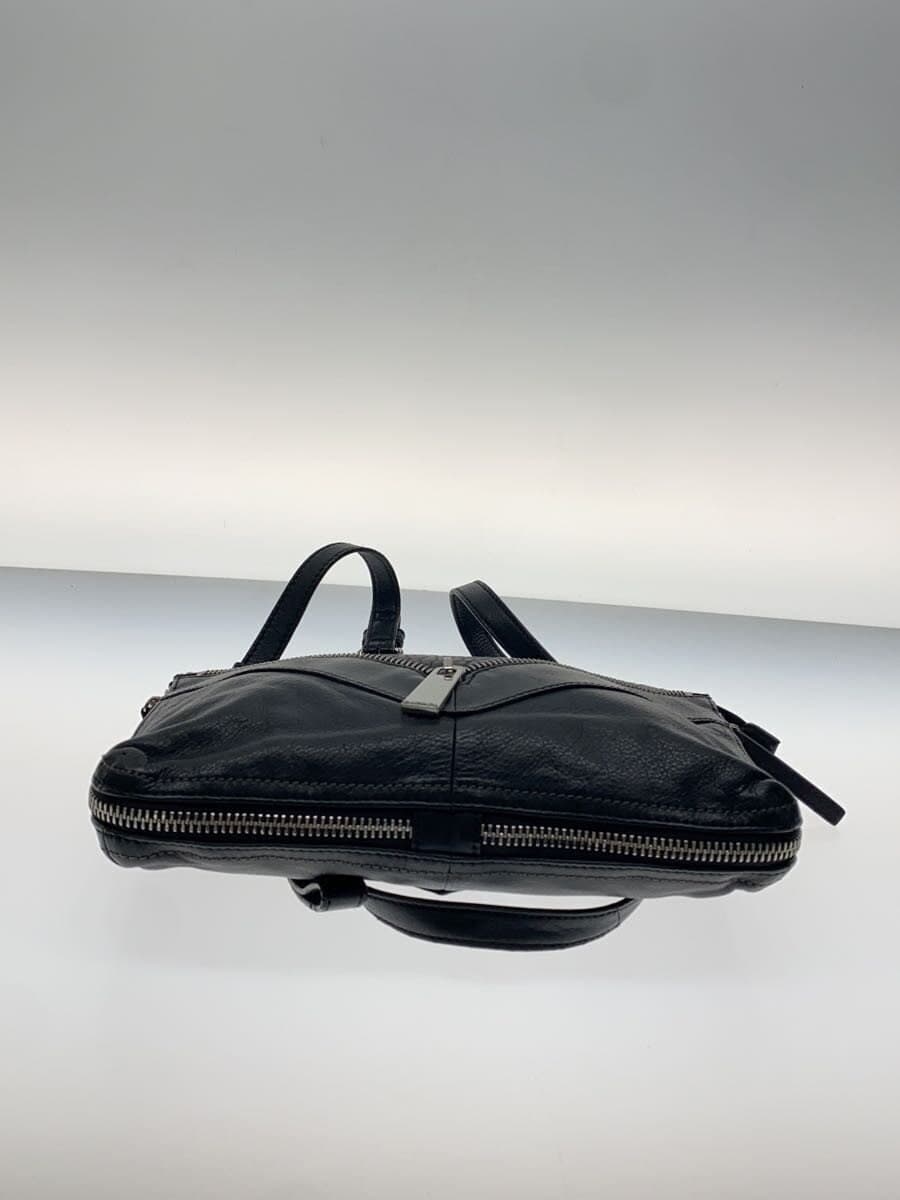 DIESEL Shoulder Bag Leather BLK Solid 4