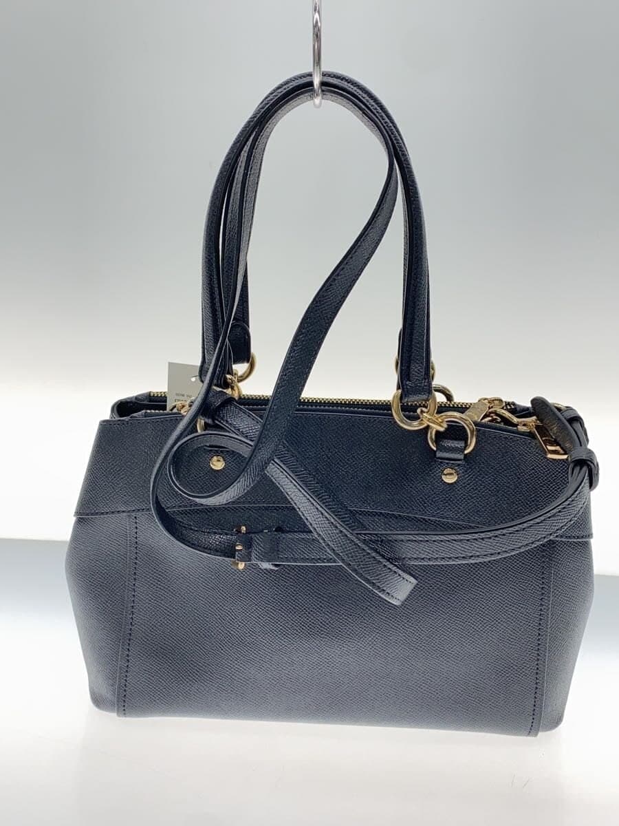 COACH Shoulder Bag Leather BLK F25395 3