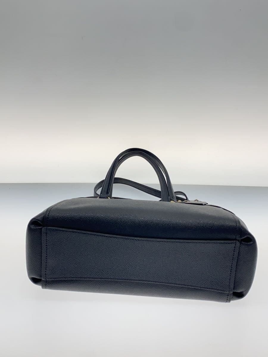 COACH Shoulder Bag Leather BLK F25395 4