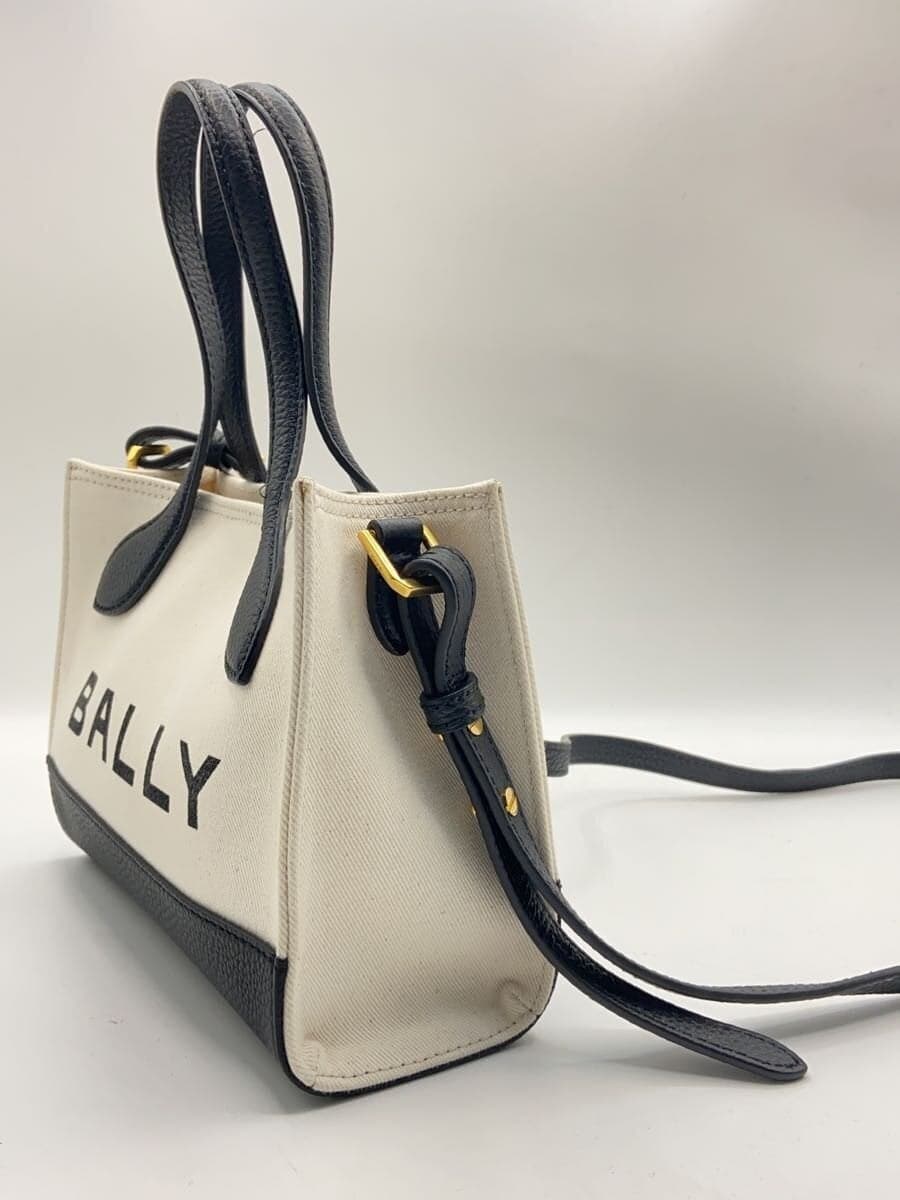 BALLY Shoulder Bag Canvas BLK Solid 2