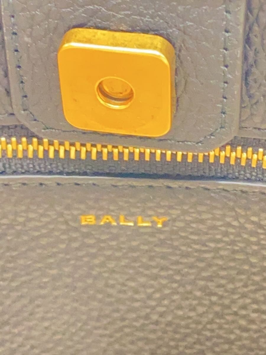 BALLY Shoulder Bag Canvas BLK Solid 5
