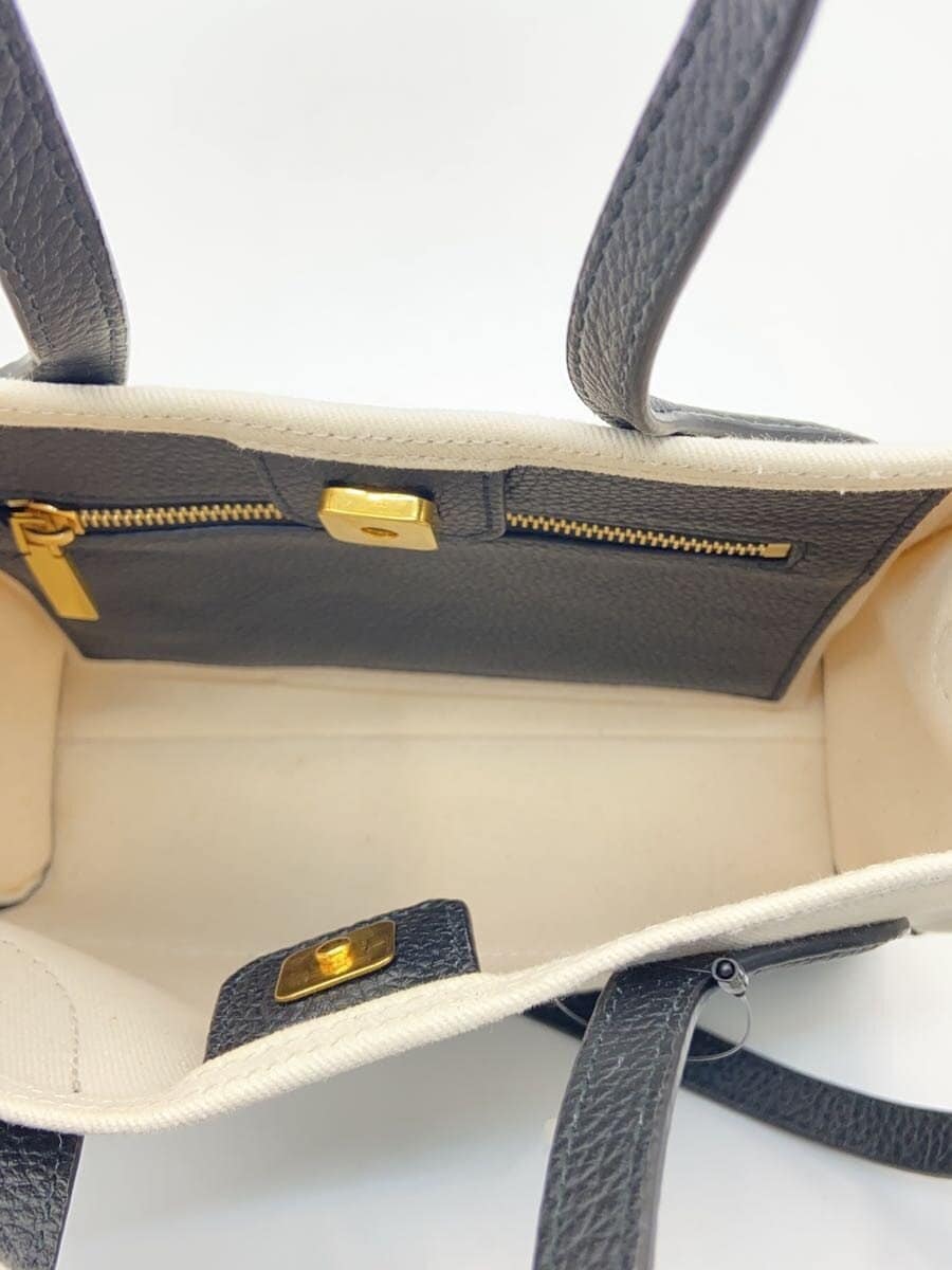 BALLY Shoulder Bag Canvas BLK Solid 6