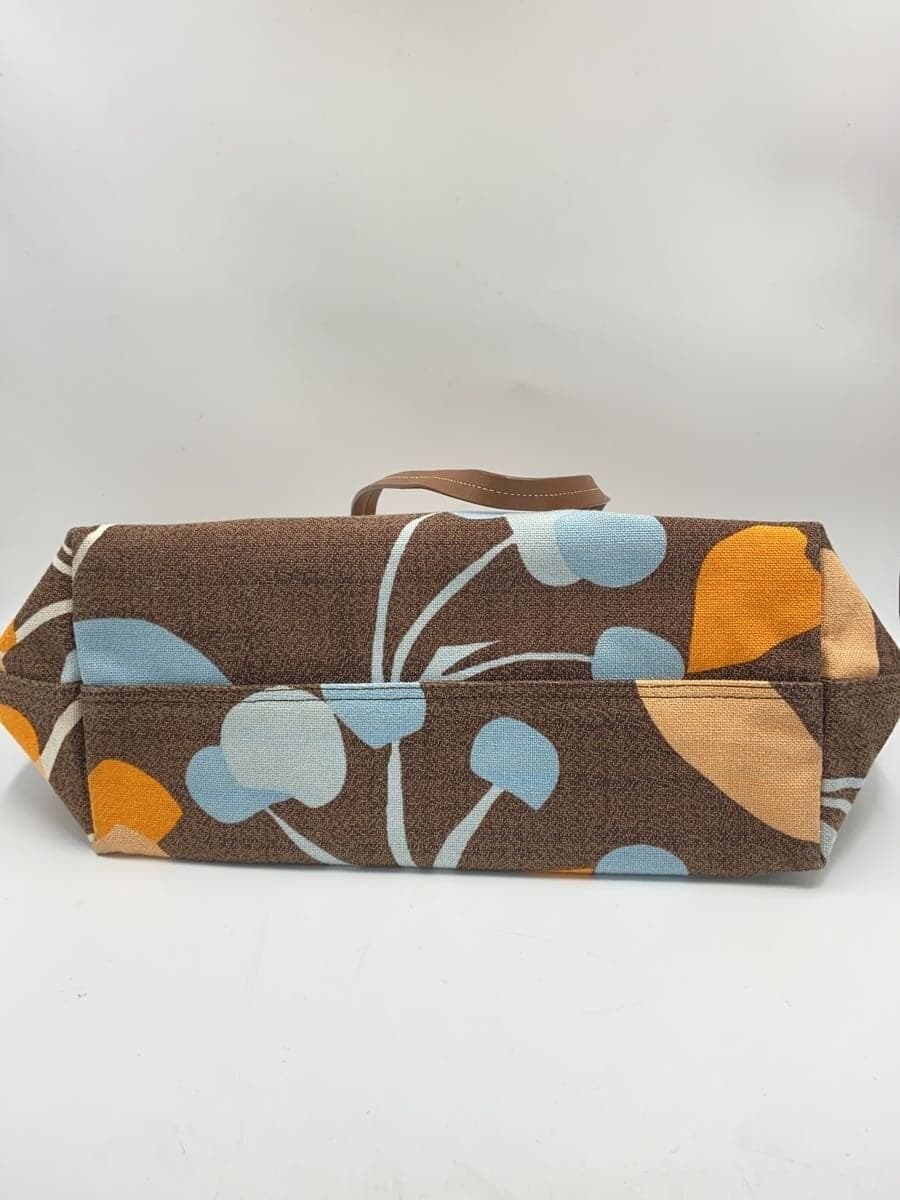 MIU MIU tote bag canvas BRW all-over pattern 5BG126 4