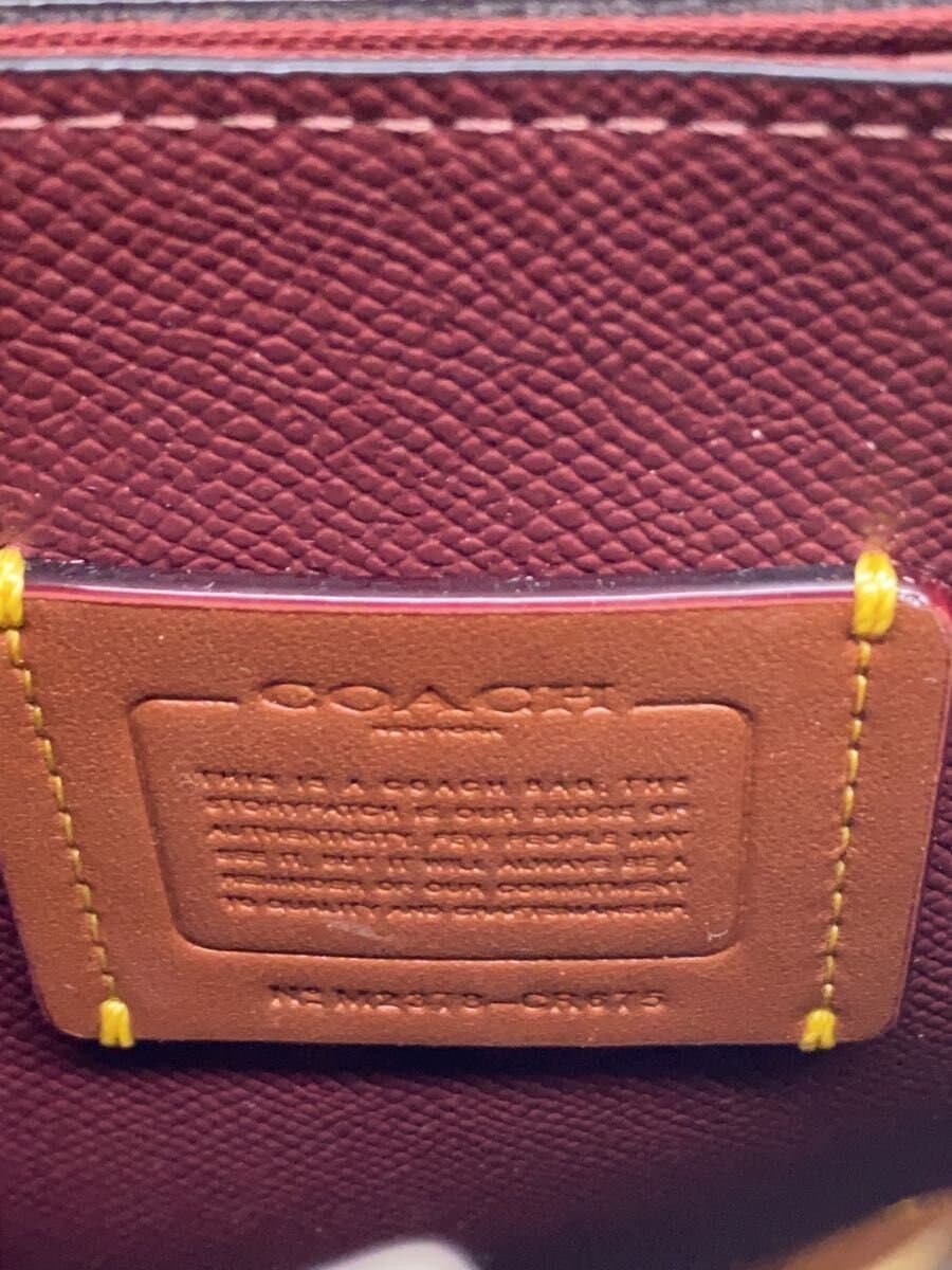 COACH Shoulder Bag Leather BLK Solid CR675 5