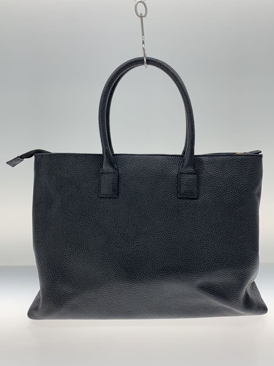 HushTug Tote Bag Leather BLK 3