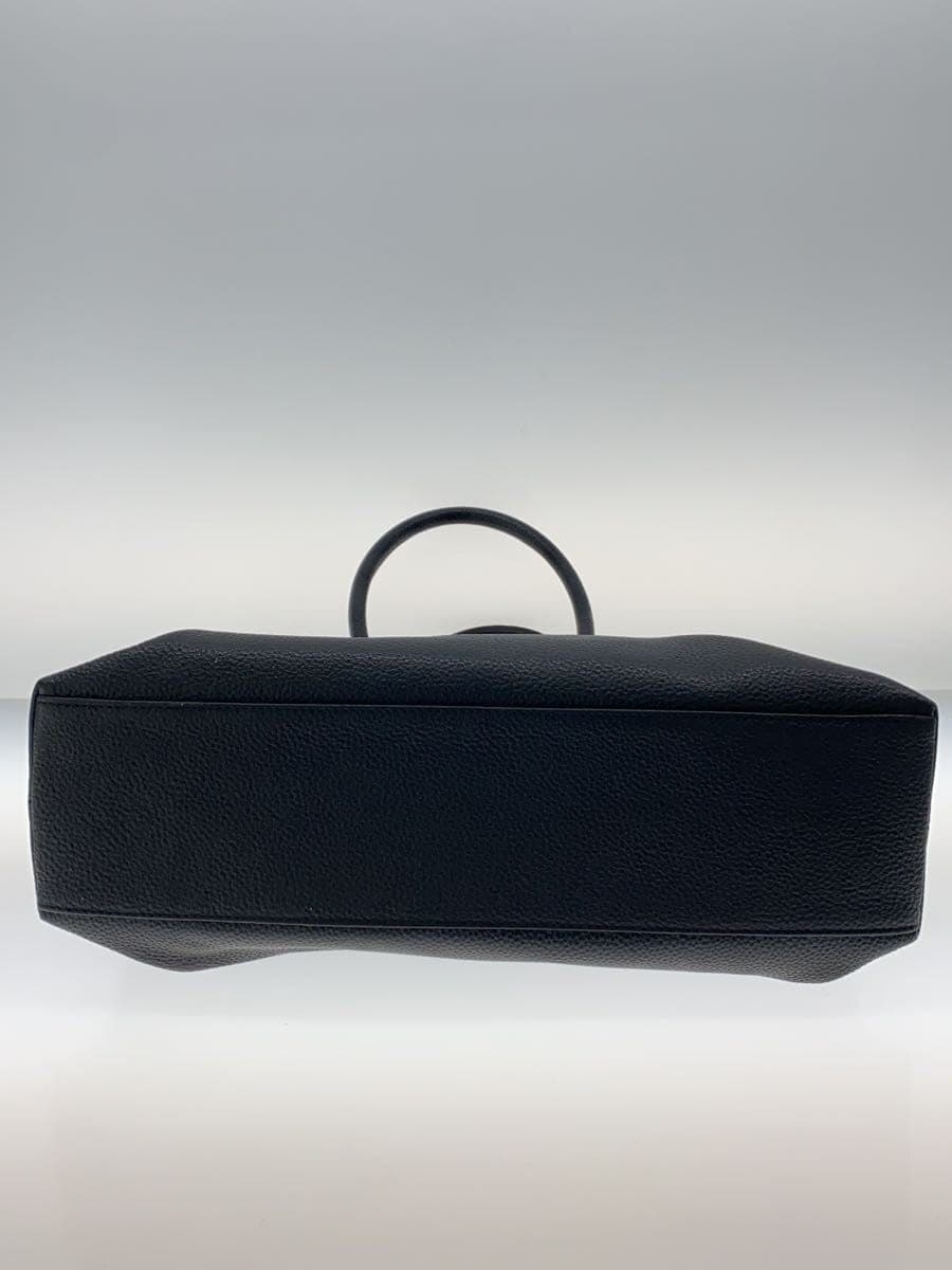 HushTug Tote Bag Leather BLK 4