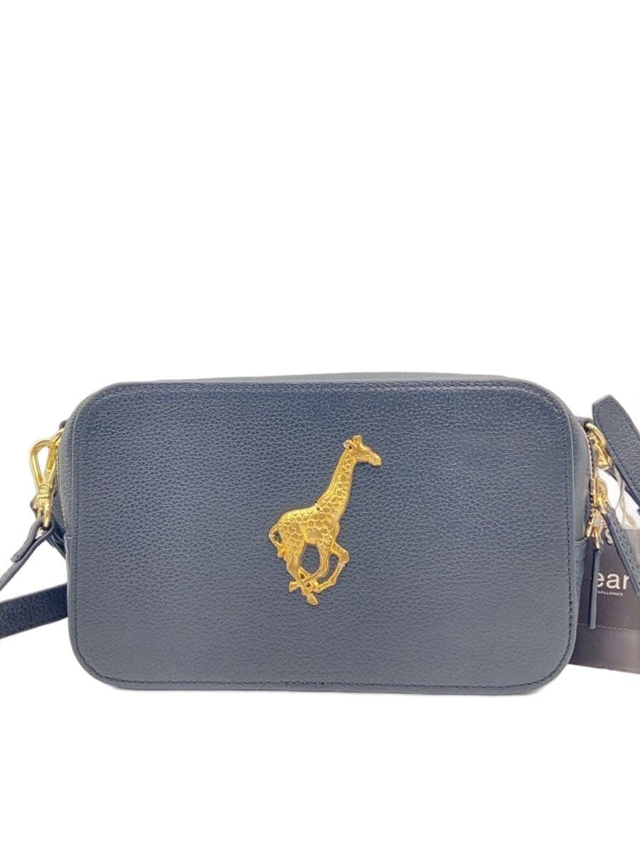 ear PAPILLONNER Shoulder Bag Cowhide BLK