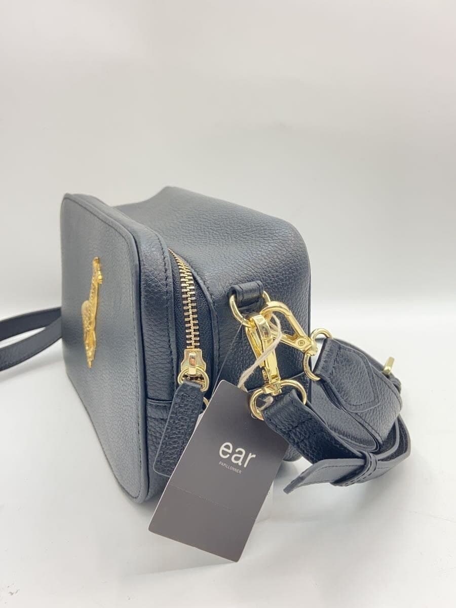 ear PAPILLONNER Shoulder Bag Cowhide BLK 2