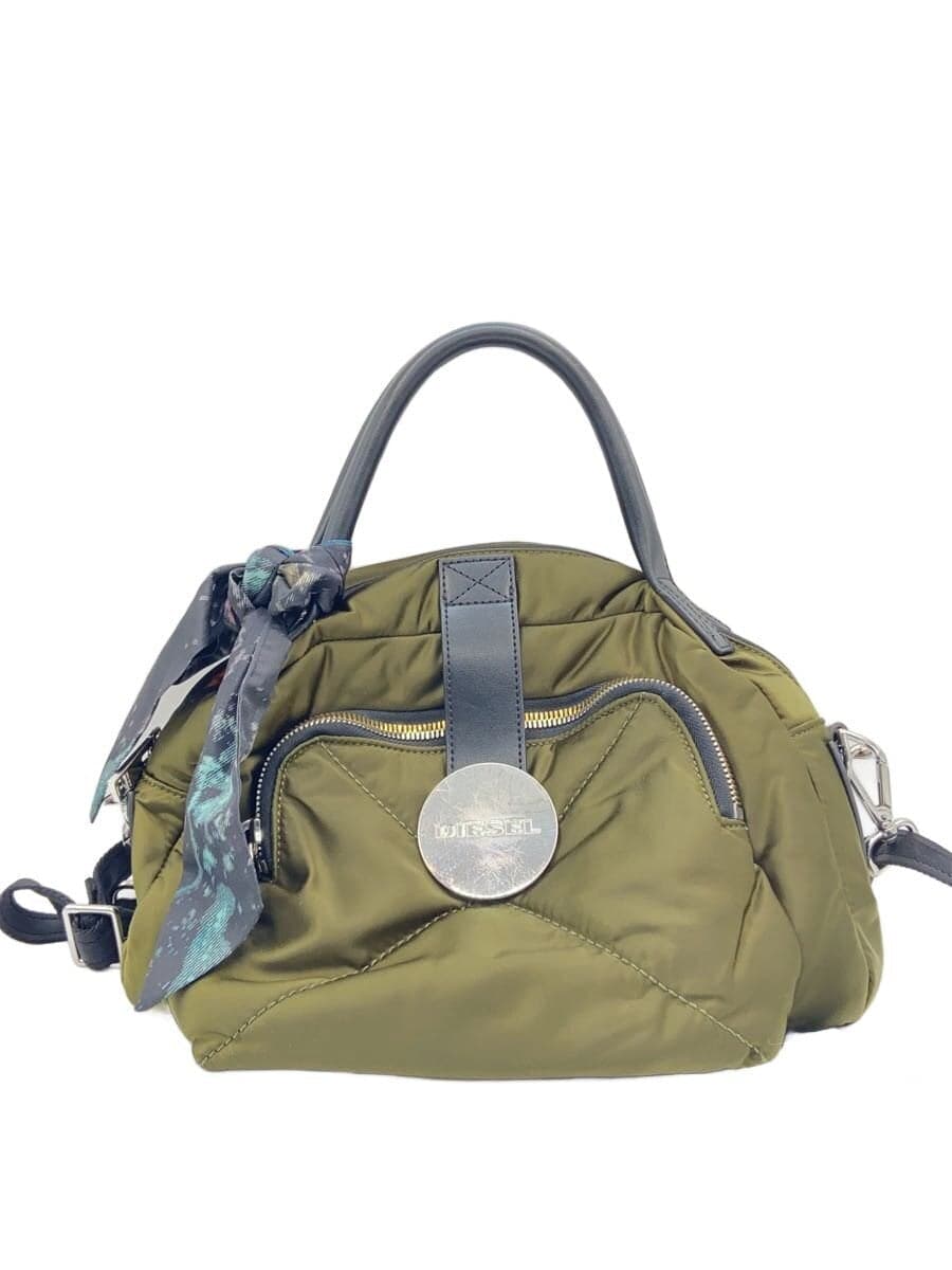 DIESEL Handbag Nylon KHK Solid