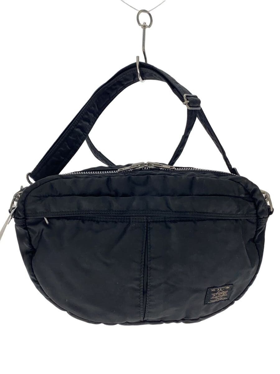 PORTER shoulder bag nylon black plain