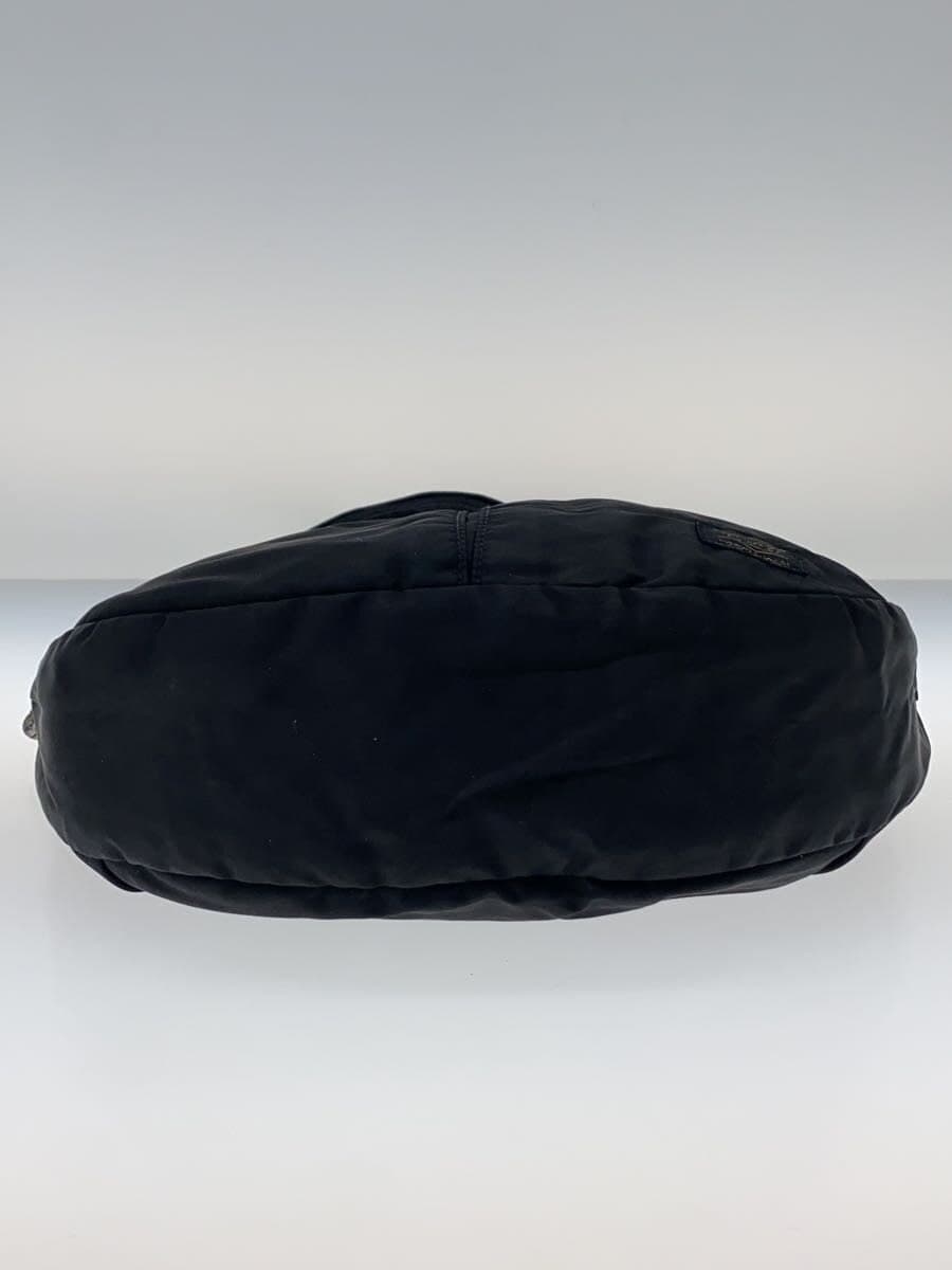 PORTER shoulder bag nylon black plain 4