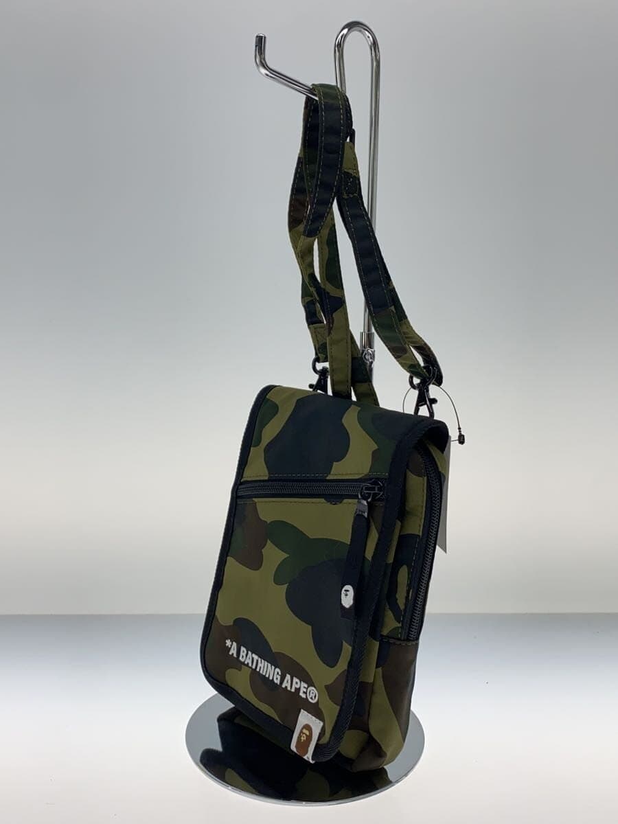 A BATHING APE shoulder bag polyester KHK camouflage 001SGL801004M 2