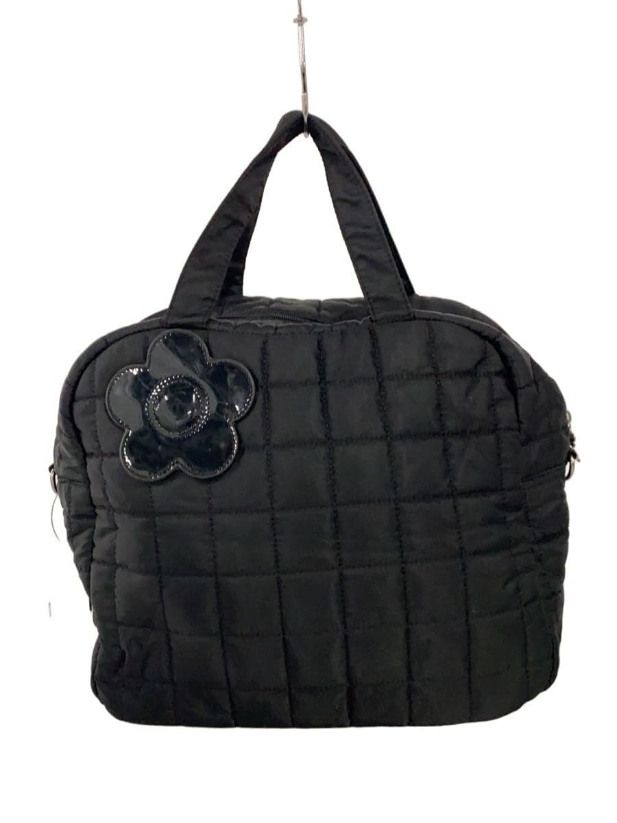 MARY QUANT Boston bag -- BLK Solid color
