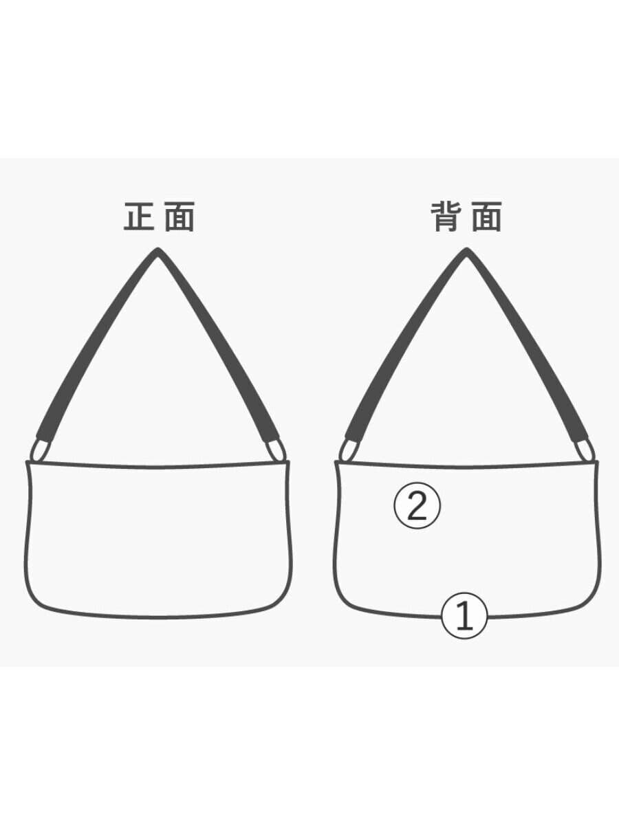 GIORGIO ARMANI Handbag Cowhide WHT Solid 8