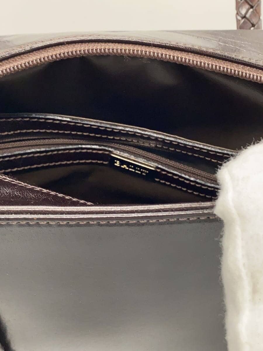 BALLY Handbag Leather BRW 6