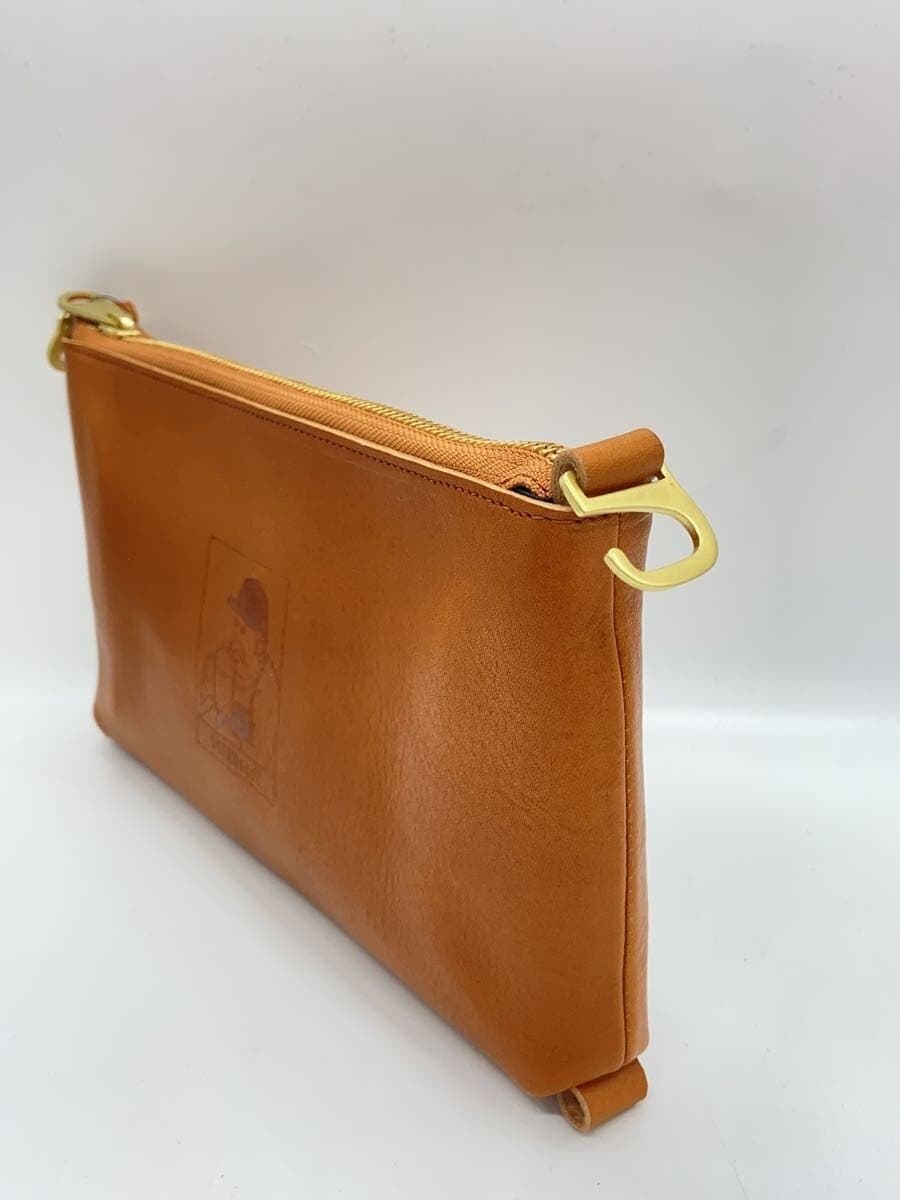 BEER BELLY Shoulder Bag Leather BRW Plain 2