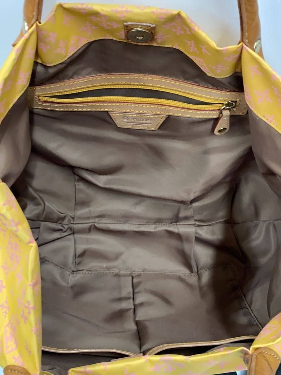 russet Handbag YLW All Over Pattern 6