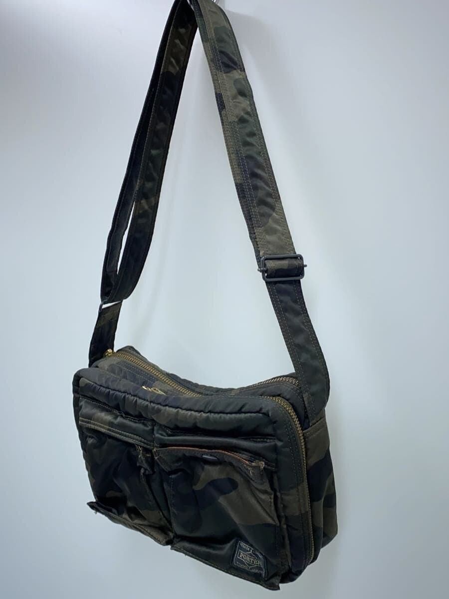 PORTER Shoulder Bag TANKER 30th Anniversary -- Green Camouflage Porter 2