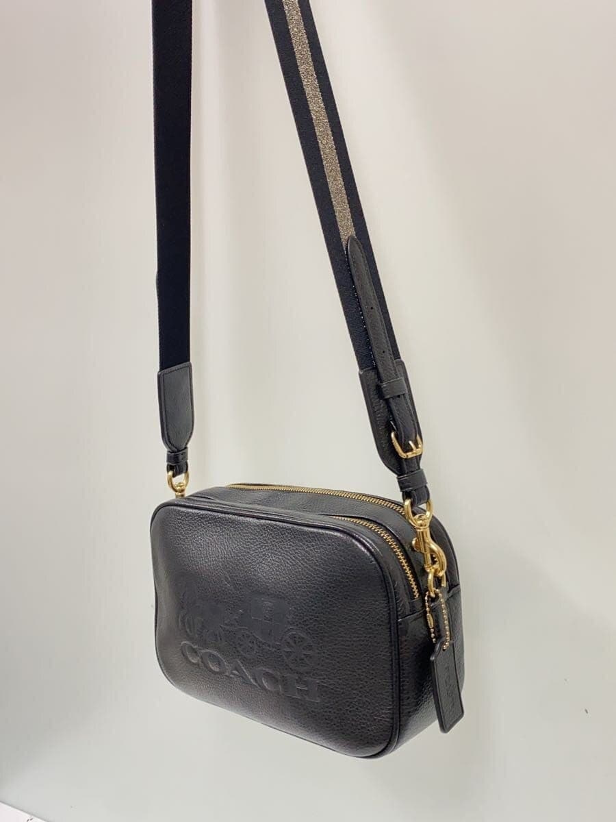 COACH Shoulder Bag - All Leather Leather Black Coach 75818 75818 2