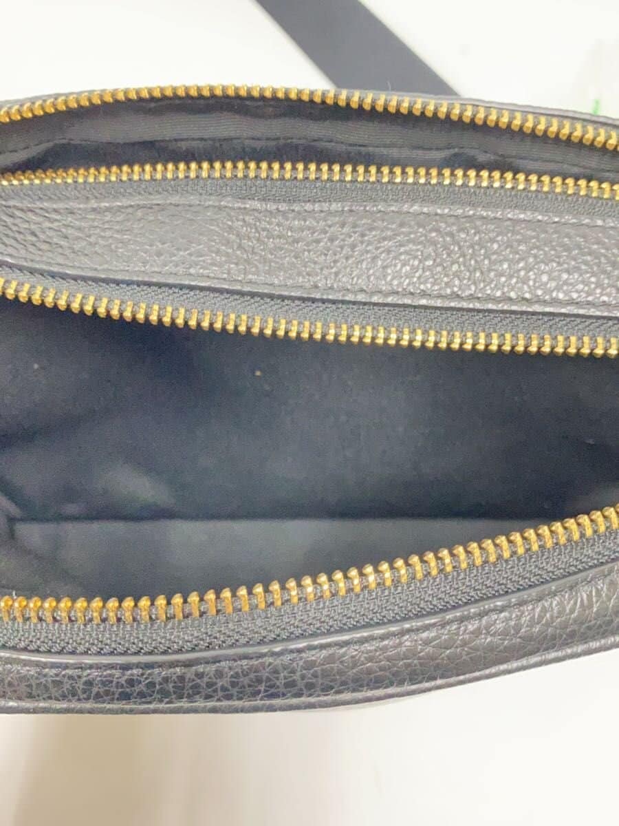 COACH Shoulder Bag - All Leather Leather Black Coach 75818 75818 6