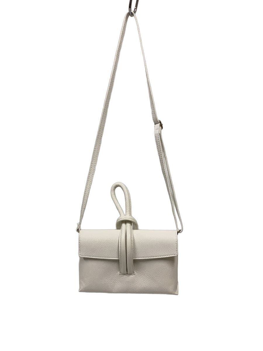 Other brand shoulder bag leather white BORSE IN PELLE Pelleborsa