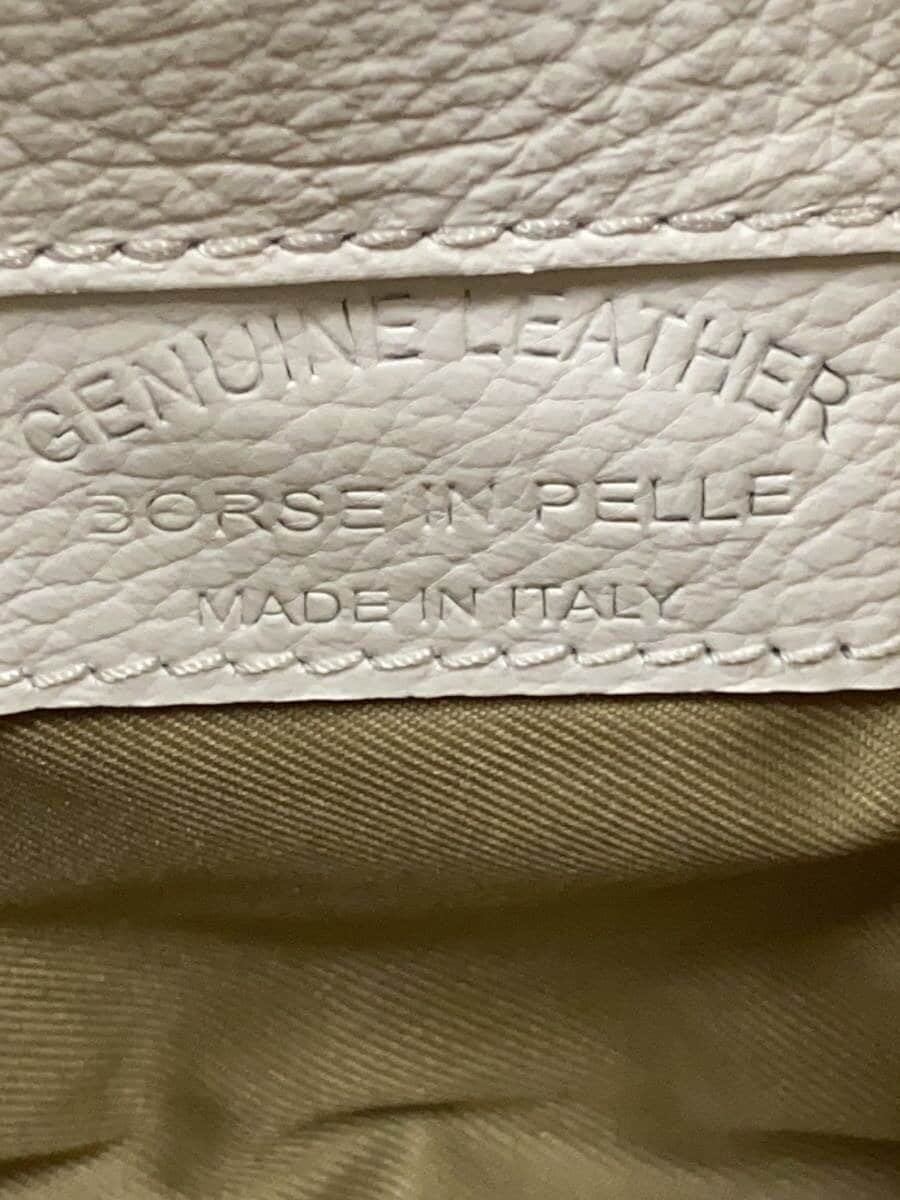 Other brand shoulder bag leather white BORSE IN PELLE Pelleborsa 5