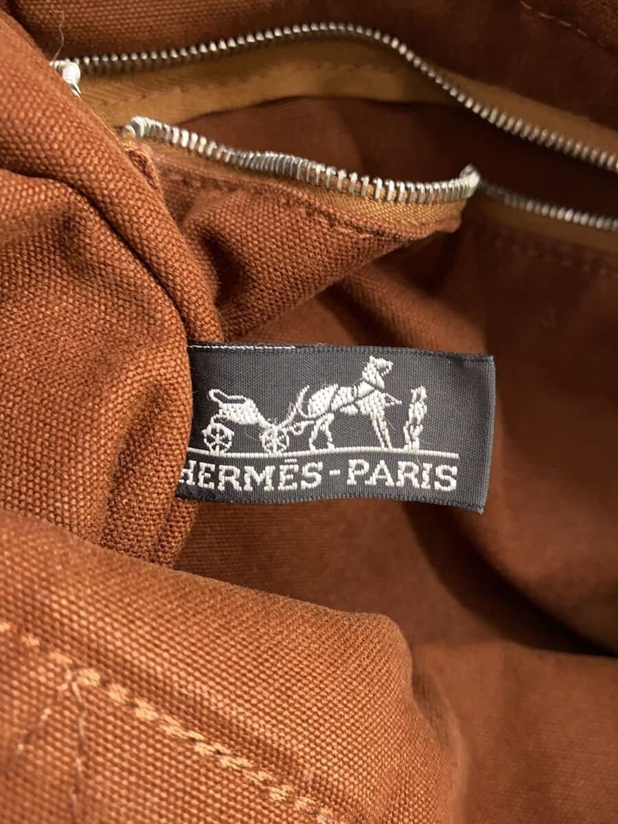 HERMES Fourre-Tout Tote Bag Cotton BRW 5